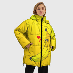 Куртка зимняя женская Just Banana (Yellow), цвет: 3D-красный — фото 2