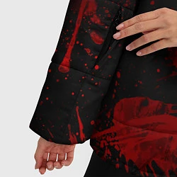 Куртка зимняя женская Slipknot: Blood Blemishes, цвет: 3D-красный — фото 2