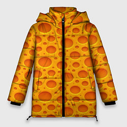 Куртка зимняя женская Сыр, цвет: 3D-черный