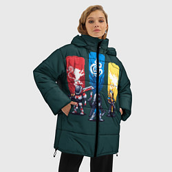 Куртка зимняя женская Destiny: Go, цвет: 3D-красный — фото 2