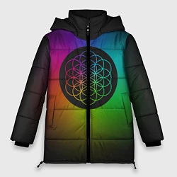Куртка зимняя женская Coldplay Colour, цвет: 3D-черный