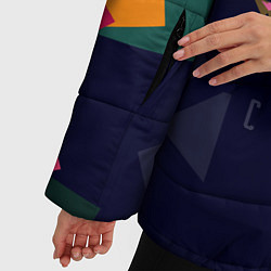 Куртка зимняя женская Coldplay, цвет: 3D-черный — фото 2