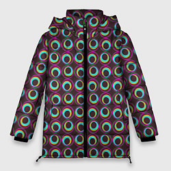 Куртка зимняя женская Циркуляция, цвет: 3D-черный