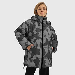 Куртка зимняя женская Ночной Камуфляж, цвет: 3D-черный — фото 2