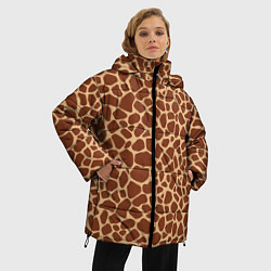 Куртка зимняя женская Жираф, цвет: 3D-светло-серый — фото 2