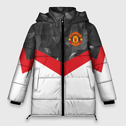 Женская зимняя куртка Man United FC: Grey Polygons