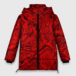 Женская зимняя куртка Tie-Dye red