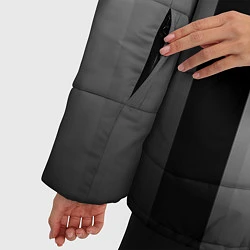 Куртка зимняя женская Juventus FC: New logo, цвет: 3D-черный — фото 2