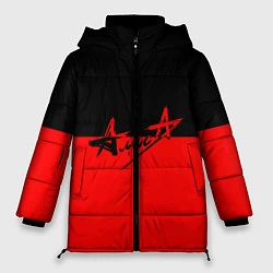 Женская зимняя куртка АлисА: Черный & Красный