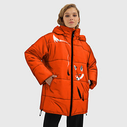 Куртка зимняя женская Лисица, цвет: 3D-светло-серый — фото 2