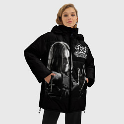 Куртка зимняя женская Оззи Осборн, цвет: 3D-черный — фото 2