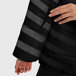 Куртка зимняя женская BMW M BLACK & GREY, цвет: 3D-черный — фото 2