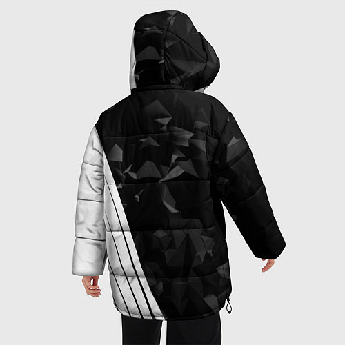 Женская зимняя куртка FC Juventus: Abstract / 3D-Черный – фото 4