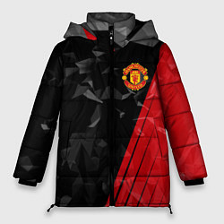 Куртка зимняя женская FC Manchester United: Abstract, цвет: 3D-черный