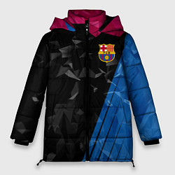 Куртка зимняя женская FC Barcelona: Abstract, цвет: 3D-светло-серый