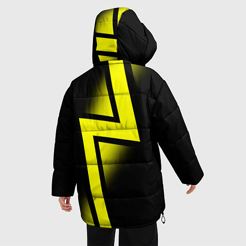 Женская зимняя куртка FC Borussia Dortmund: Storm / 3D-Черный – фото 4