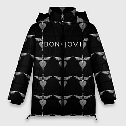 Куртка зимняя женская Bon Jovi, цвет: 3D-черный
