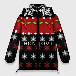 Женская зимняя куртка Праздничный Bon Jovi