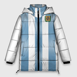Куртка зимняя женская Сборная Аргентины: ЧМ-2018, цвет: 3D-светло-серый