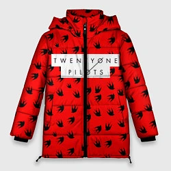 Куртка зимняя женская 21 Pilots: Red Style, цвет: 3D-красный