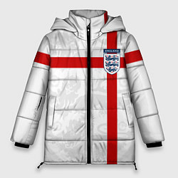 Куртка зимняя женская Сборная Англии, цвет: 3D-черный