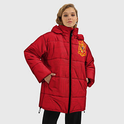 Куртка зимняя женская Сборная Испании, цвет: 3D-черный — фото 2