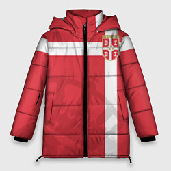 Куртка зимняя женская Сборная Сербии, цвет: 3D-светло-серый