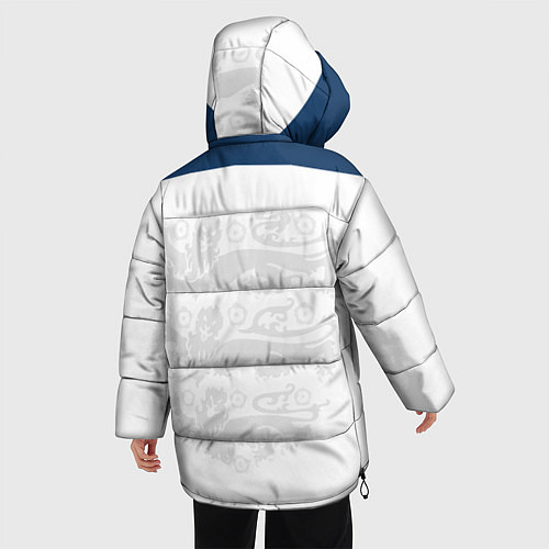 Женская зимняя куртка Сборная Англии / 3D-Черный – фото 4