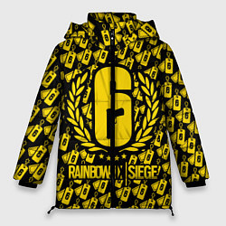 Женская зимняя куртка Rainbow Six: Champion Yellow