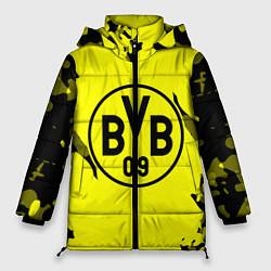 Женская зимняя куртка FC Borussia Dortmund: Yellow & Black