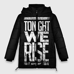 Куртка зимняя женская Skillet: We Rise, цвет: 3D-светло-серый