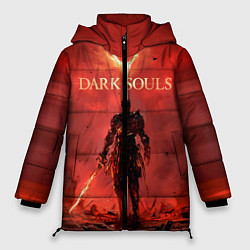 Женская зимняя куртка Dark Souls: Red Sunrise