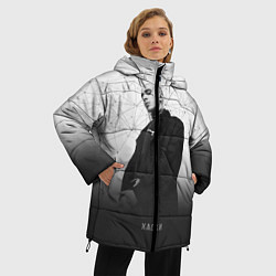 Куртка зимняя женская Хаски: Геометрия, цвет: 3D-черный — фото 2