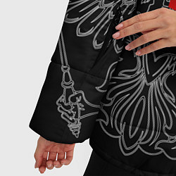 Куртка зимняя женская РВСН: герб РФ, цвет: 3D-красный — фото 2