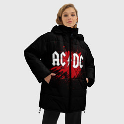 Куртка зимняя женская AC/DC: Red Spot, цвет: 3D-черный — фото 2