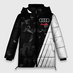 Куртка зимняя женская Audi: Black Poly, цвет: 3D-красный