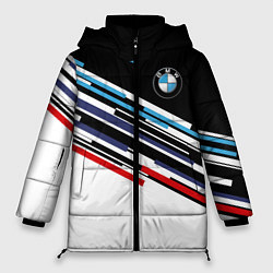 Куртка зимняя женская BMW BRAND COLOR БМВ, цвет: 3D-красный