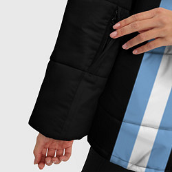 Куртка зимняя женская Манчестер Сити, цвет: 3D-светло-серый — фото 2