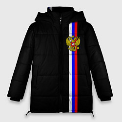 Женская зимняя куртка Лента с гербом России