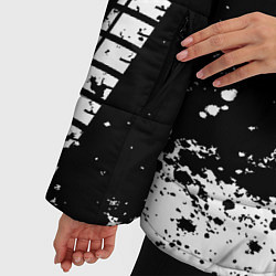 Куртка зимняя женская Volkswagen: Black Spray, цвет: 3D-черный — фото 2