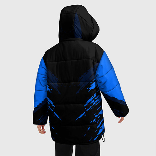 Женская зимняя куртка Lexus: Blue Anger / 3D-Черный – фото 4