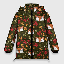 Женская зимняя куртка Осенние лисички