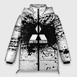 Куртка зимняя женская Mitsubishi: Black Spray, цвет: 3D-черный