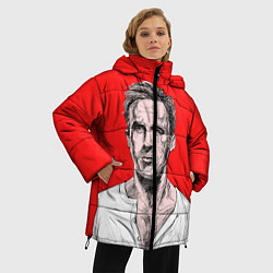 Куртка зимняя женская Райан Гослинг, цвет: 3D-черный — фото 2