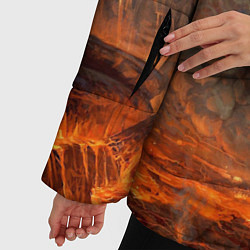 Куртка зимняя женская Linage II: Fire Dragon, цвет: 3D-черный — фото 2