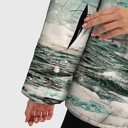 Куртка зимняя женская Грот: Ледокол Вега, цвет: 3D-светло-серый — фото 2