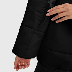 Куртка зимняя женская FC Real Madrid: Black Style, цвет: 3D-черный — фото 2