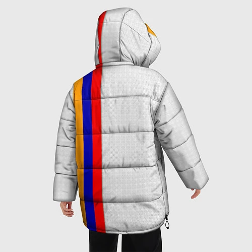 Женская зимняя куртка I Love Armenia / 3D-Светло-серый – фото 4