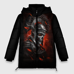 Куртка зимняя женская Мертвый легионер, цвет: 3D-черный