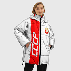 Куртка зимняя женская СССР: White Collection, цвет: 3D-черный — фото 2